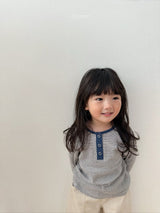 ［digreen］Henley neck aletty tee