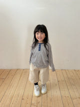 ［digreen］Henley neck aletty tee