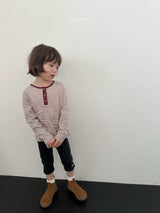 ［digreen］Henley neck aletty tee