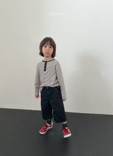 ［digreen］Henley neck aletty tee