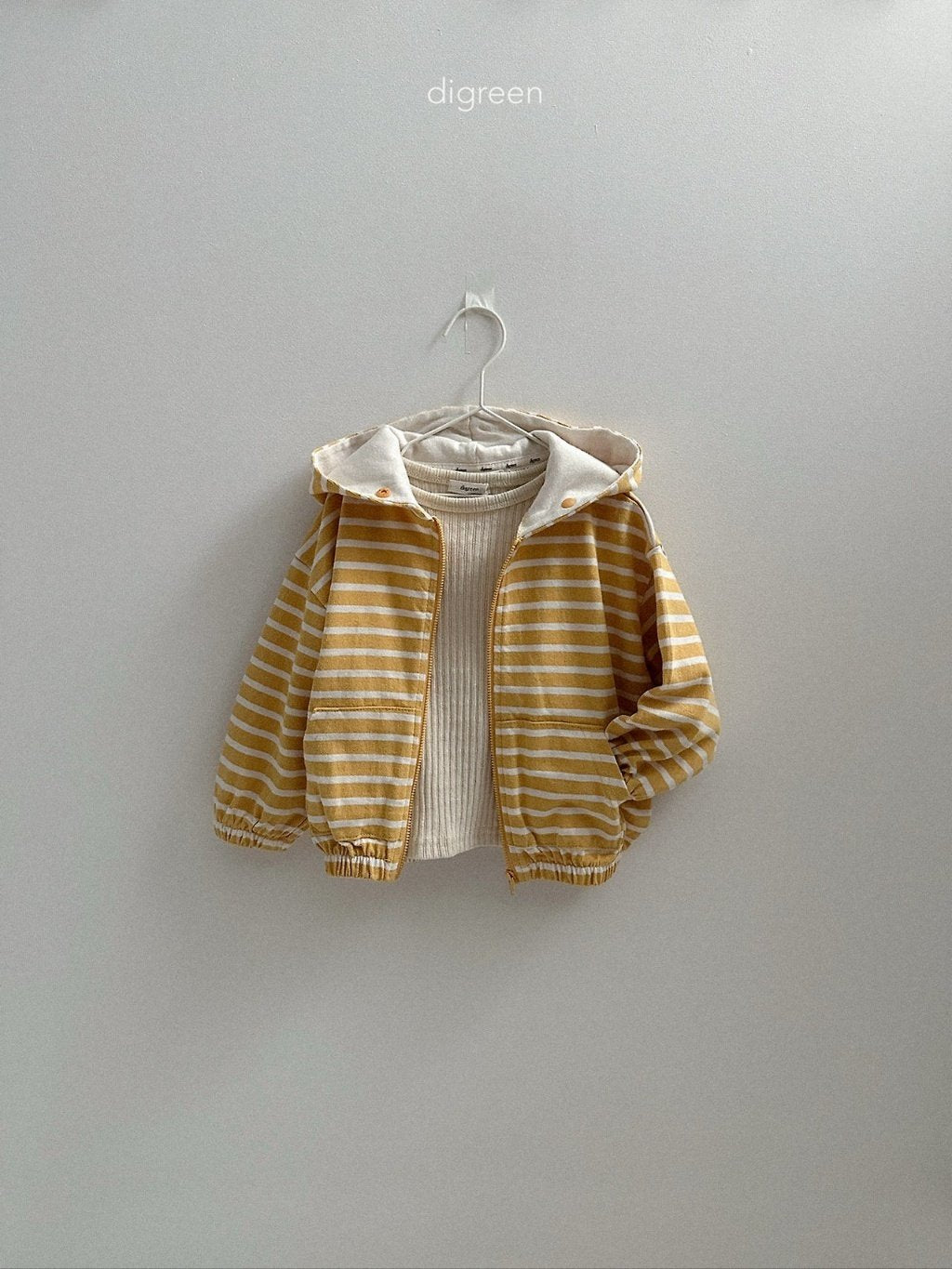 ［digreen］Candy hood zip-up
