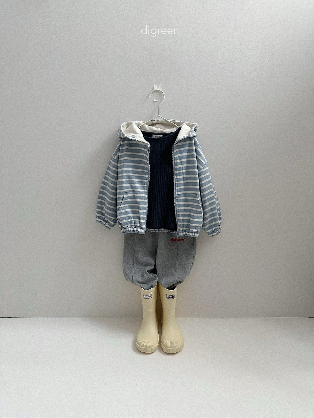 ［digreen］Candy hood zip-up