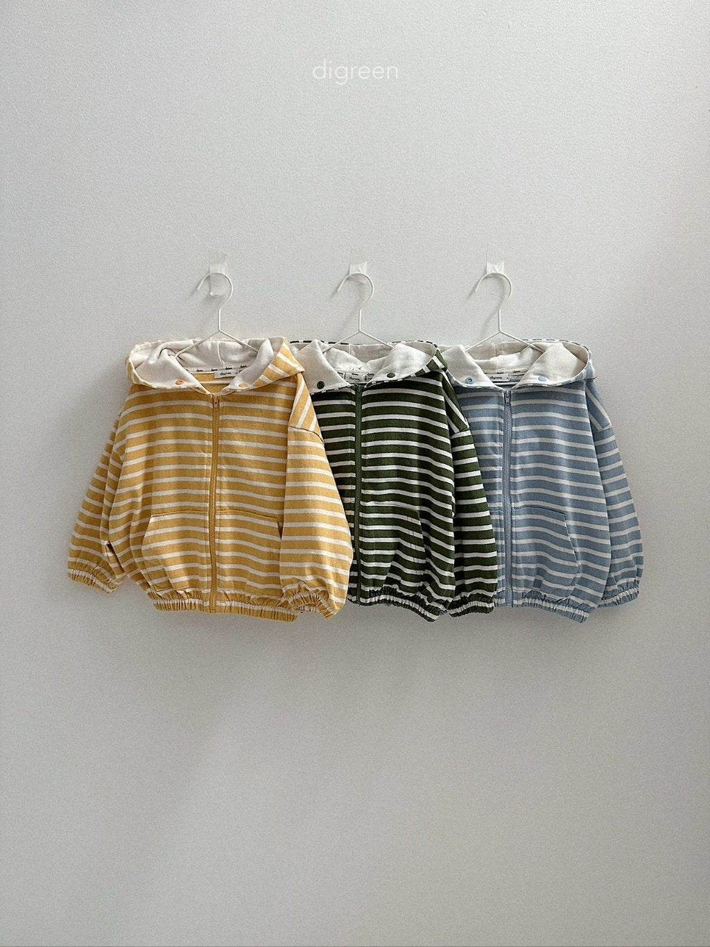 ［digreen］Candy hood zip-up