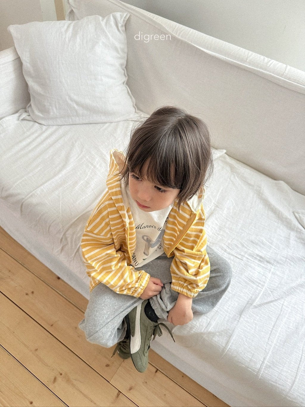 ［digreen］Candy hood zip-up