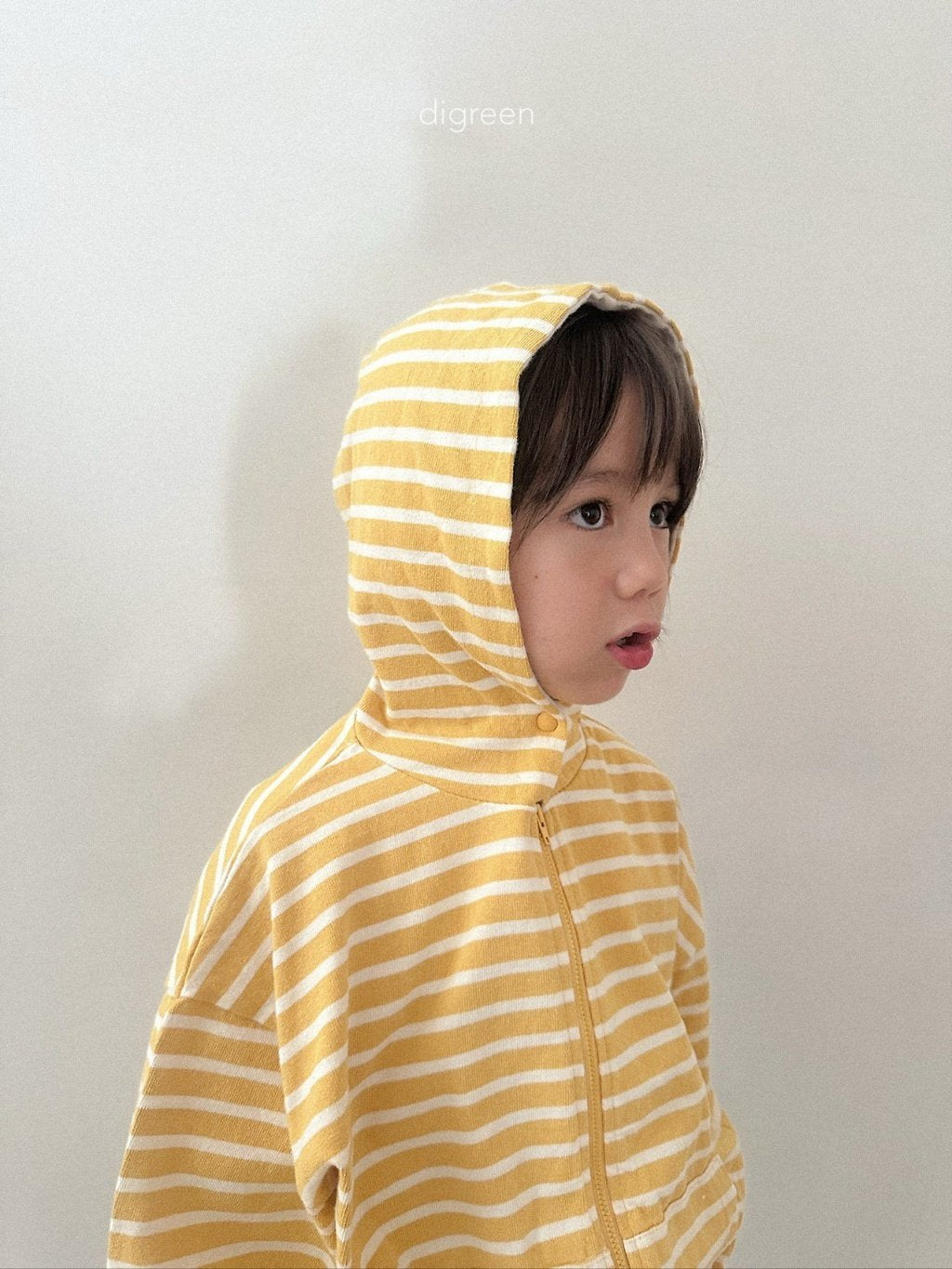 ［digreen］Candy hood zip-up