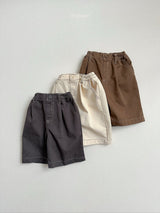 ［digreen］Stitch bermuda pants