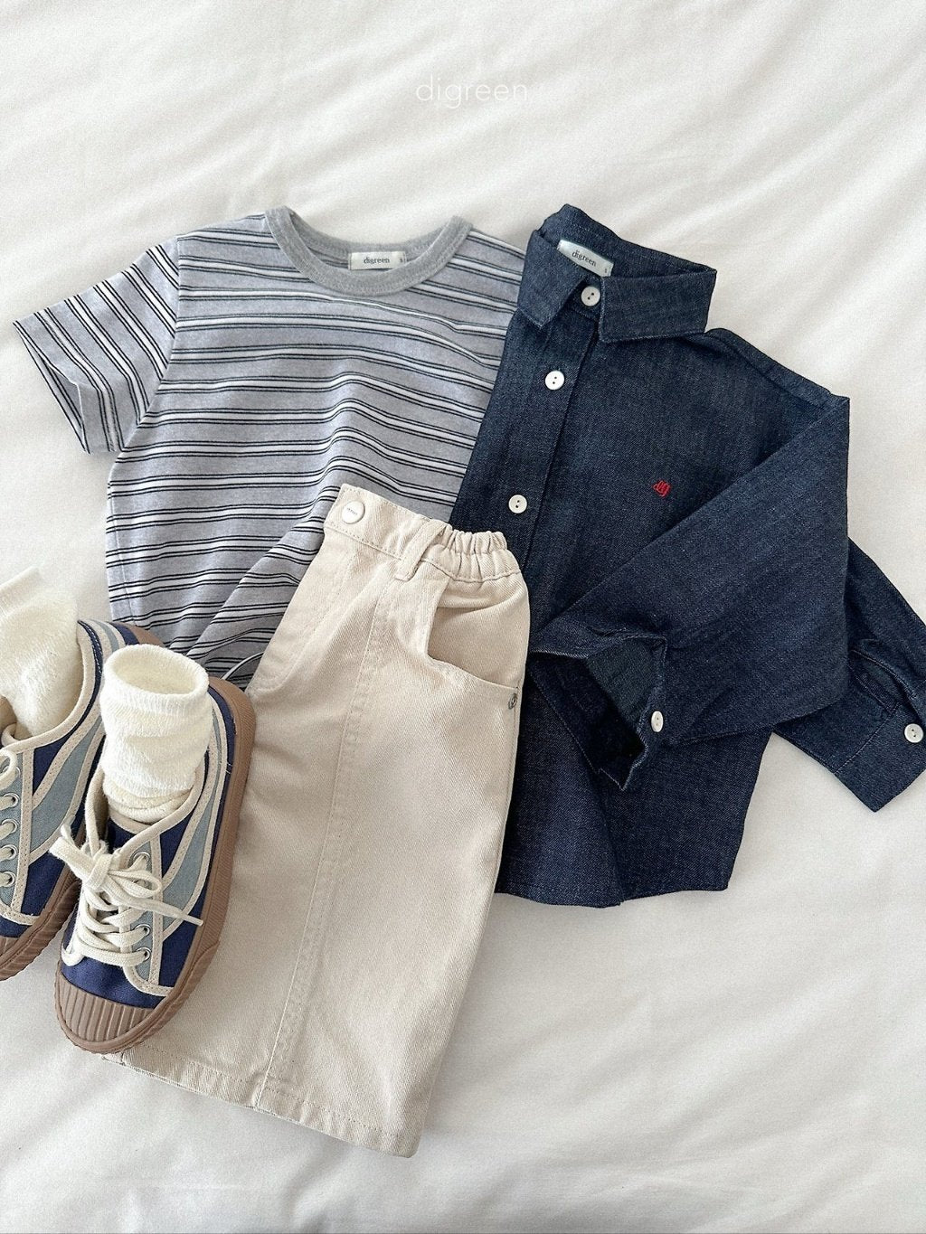 ［digreen］Denim shirt