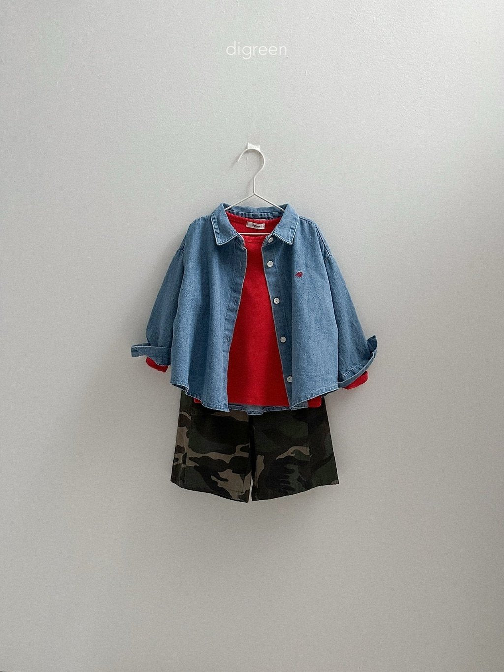 ［digreen］Denim shirt