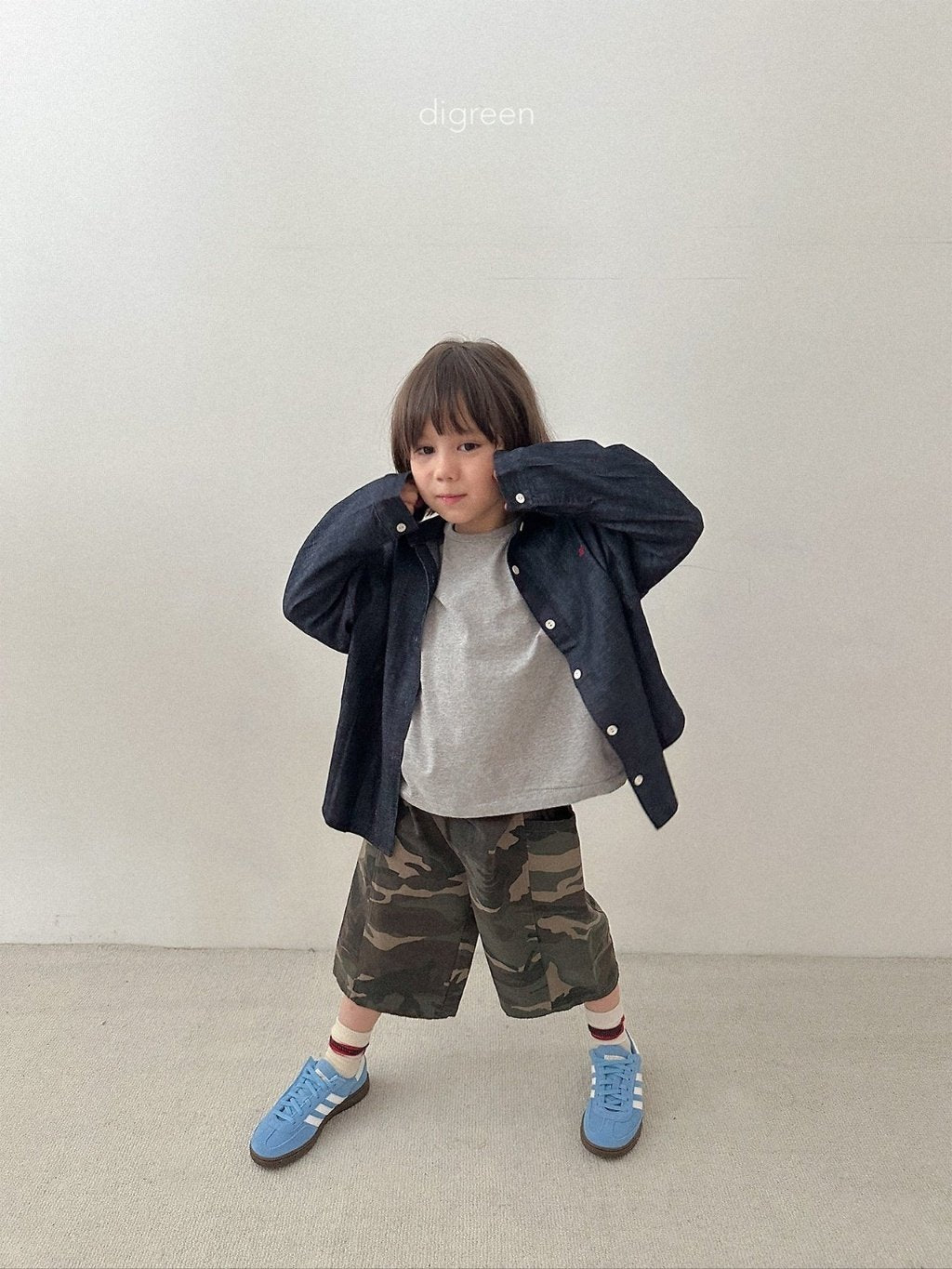 ［digreen］Denim shirt