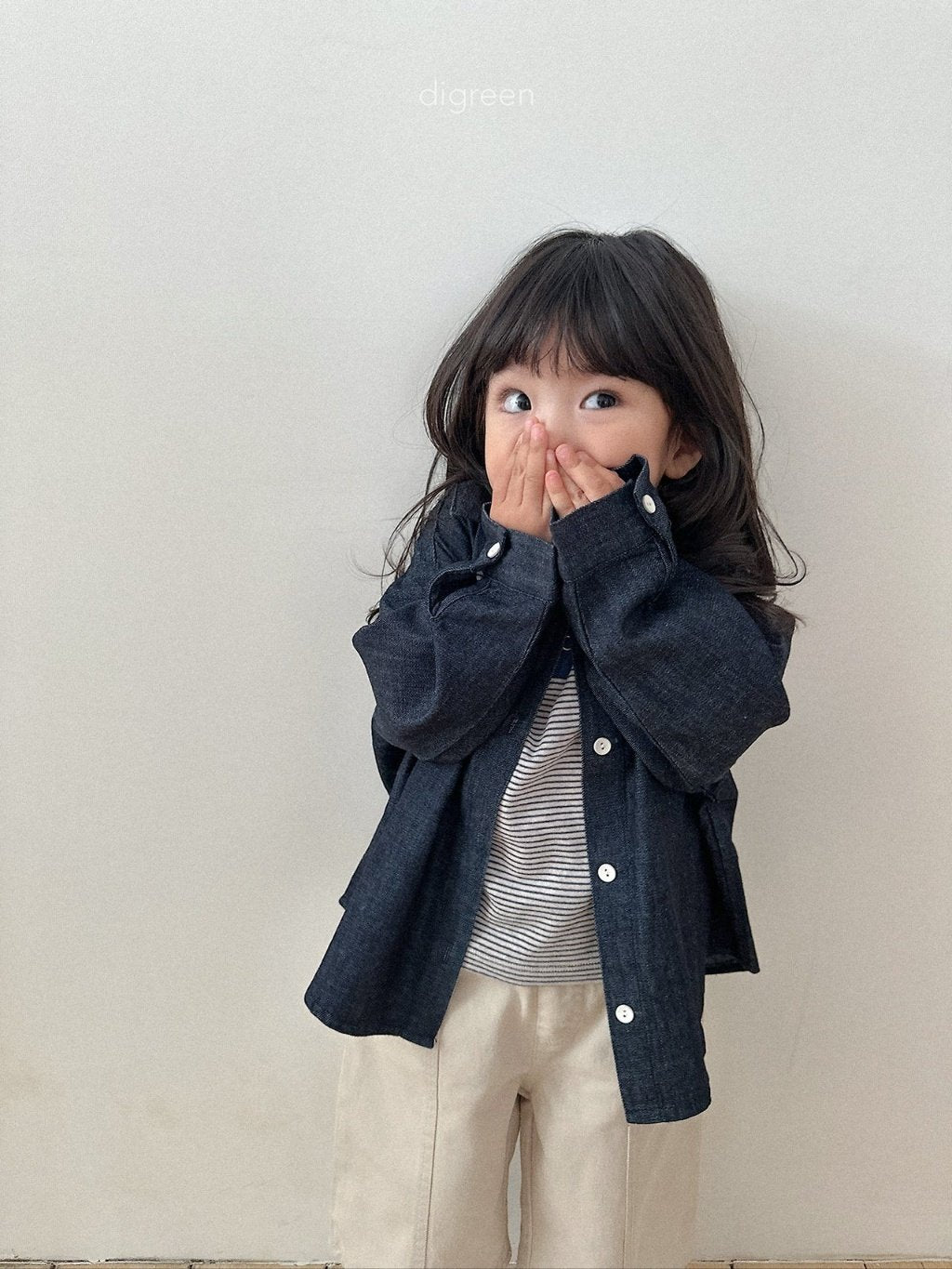 ［digreen］Denim shirt