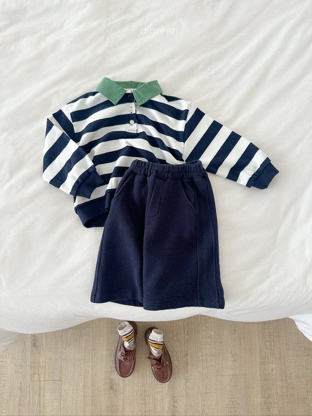 ［digreen］Moss bermuda pants
