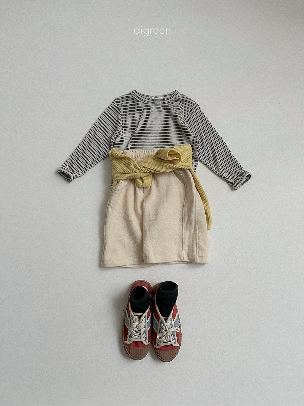 ［digreen］Moss bermuda pants