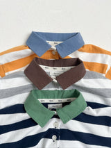 ［digreen］Striped collar mtm