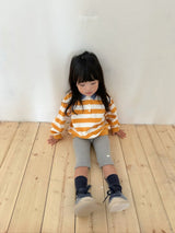 ［digreen］Striped collar mtm