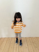 ［digreen］Striped collar mtm