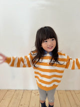 ［digreen］Striped collar mtm