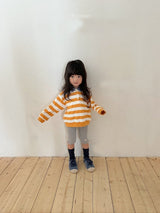 ［digreen］Striped collar mtm