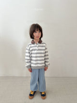 ［digreen］Striped collar mtm