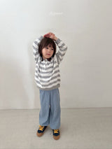 ［digreen］Striped collar mtm