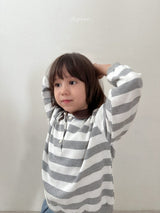 ［digreen］Striped collar mtm