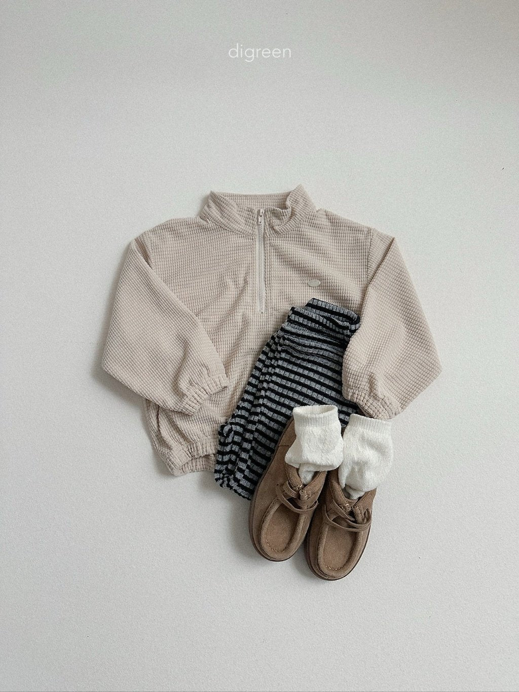 ［digreen］Denny half-zip up