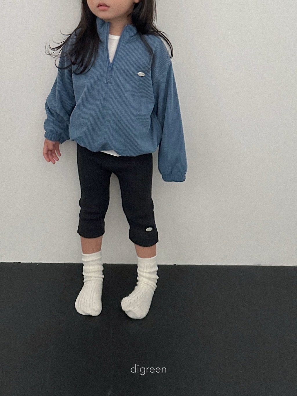 ［digreen］Denny half-zip up