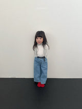 ［digreen］Dot denim pants