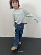 ［digreen］Hug ribbed tee