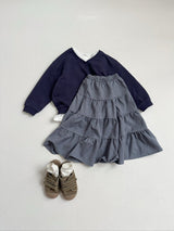 ［digreen］Check ruffle skirt