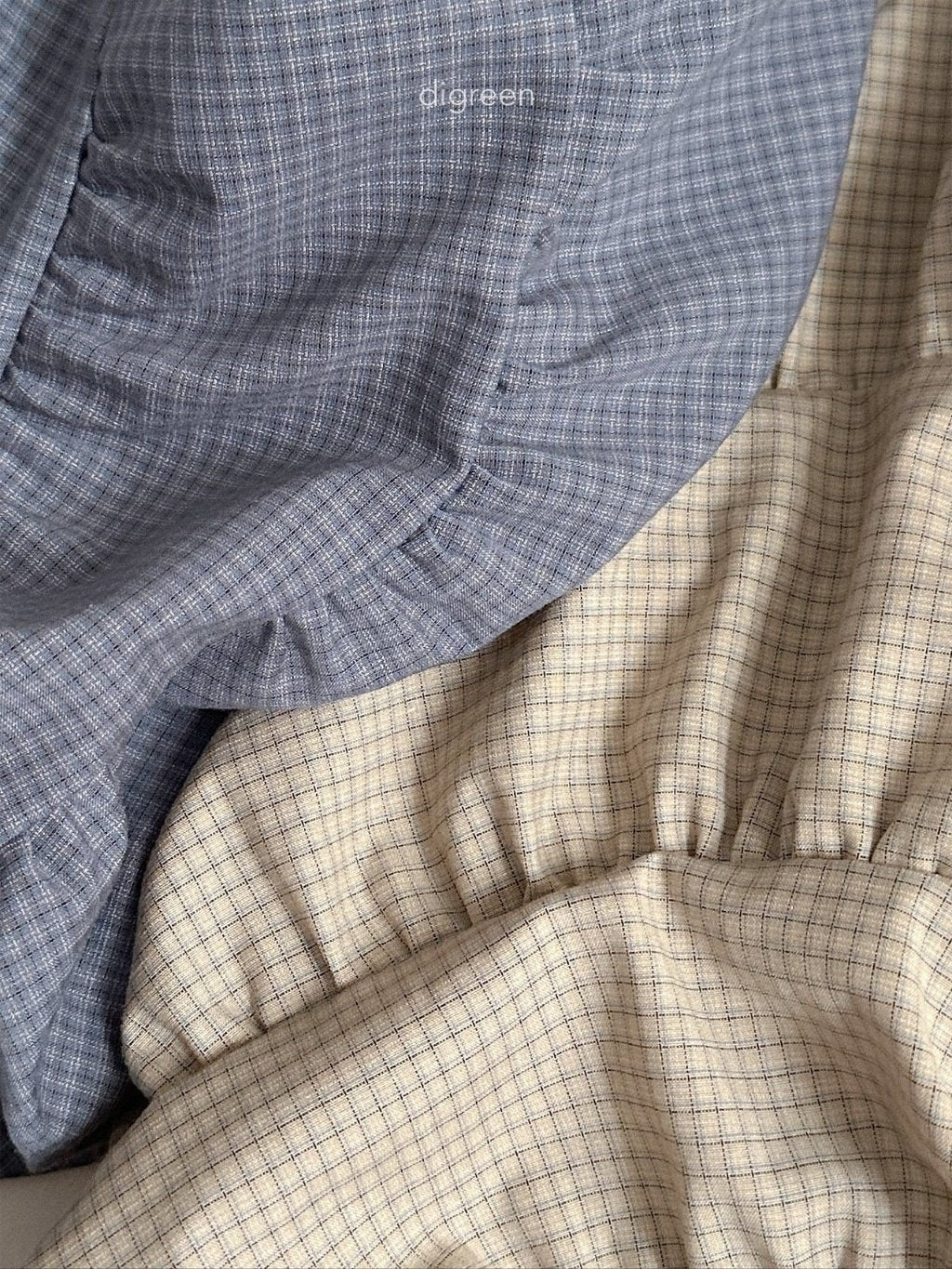 ［digreen］Check ruffle skirt