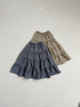 ［digreen］Check ruffle skirt