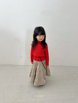 ［digreen］Check ruffle skirt