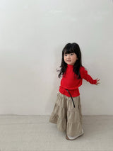 ［digreen］Check ruffle skirt
