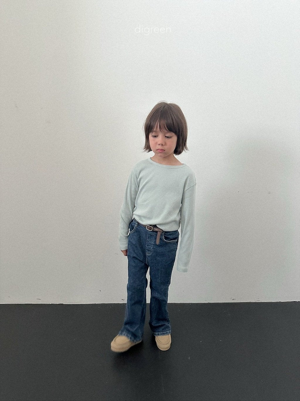 ［digreen］Bootcut denim pants
