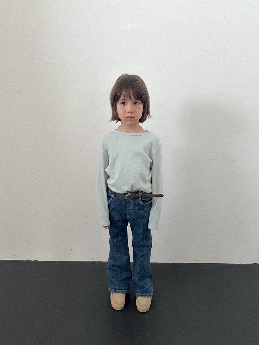［digreen］Bootcut denim pants