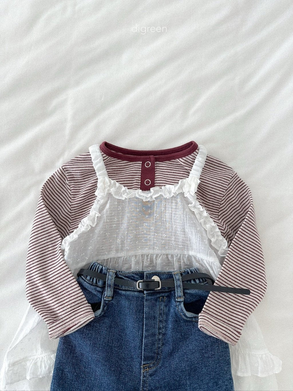［digreen］Bootcut denim pants