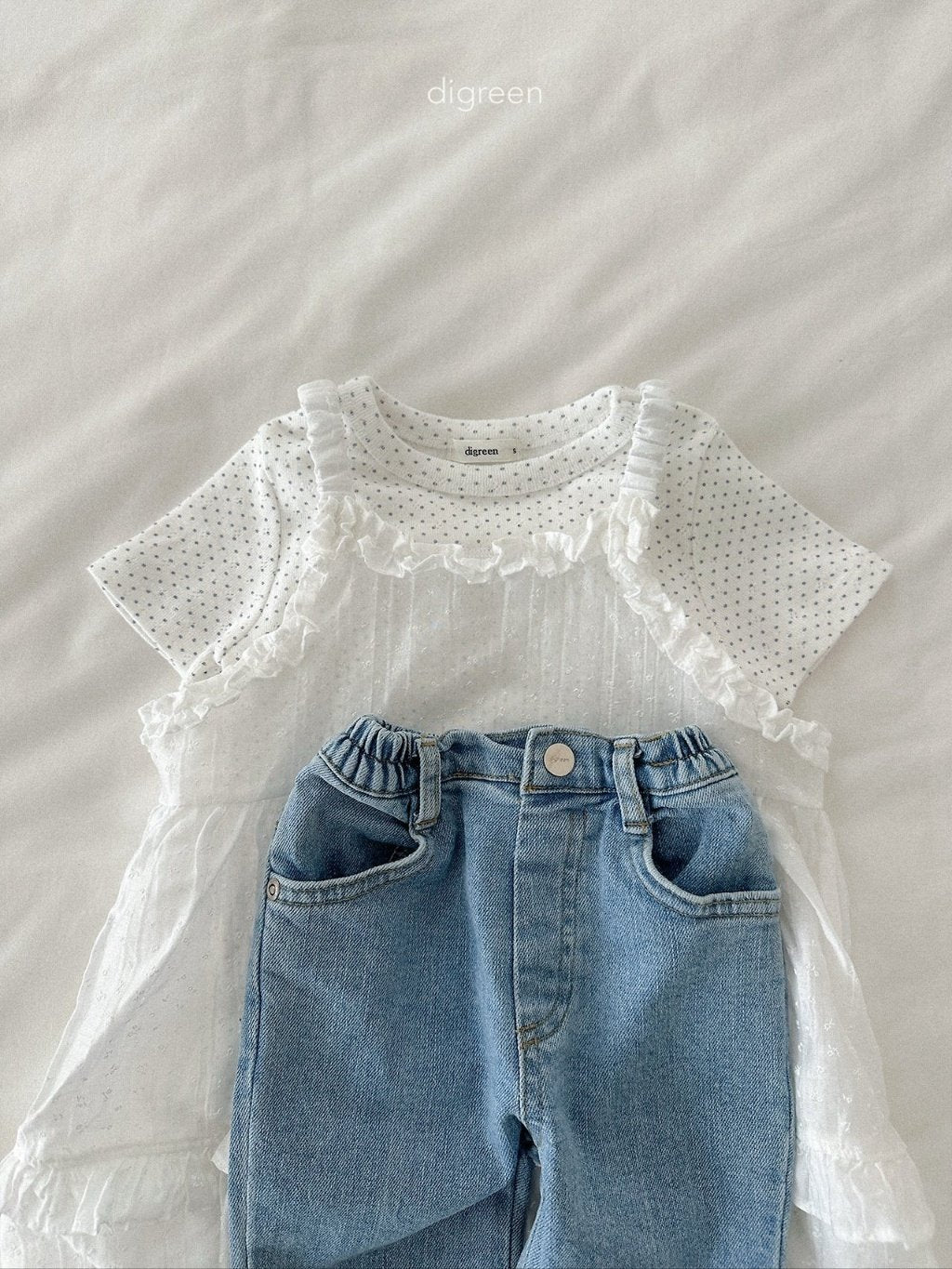 ［digreen］Bootcut denim pants