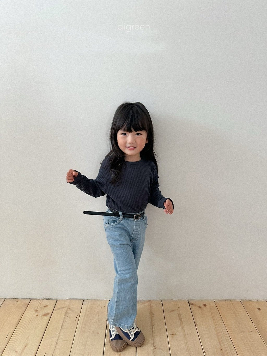 ［digreen］Bella rib tee