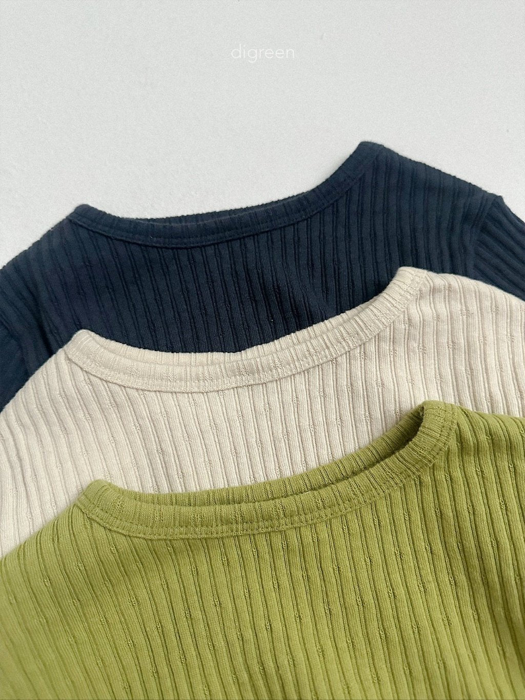 ［digreen］Bella rib tee