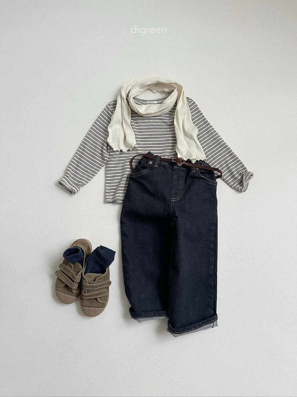 ［digreen］Scone denim pants