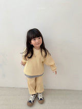 ［digreen］Flat waffle pants