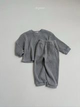 ［digreen］Flat waffle pants