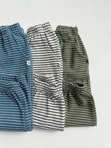 ［digreen］J stripe jogger pants
