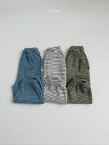 ［digreen］J stripe jogger pants