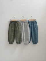 ［digreen］J stripe jogger pants