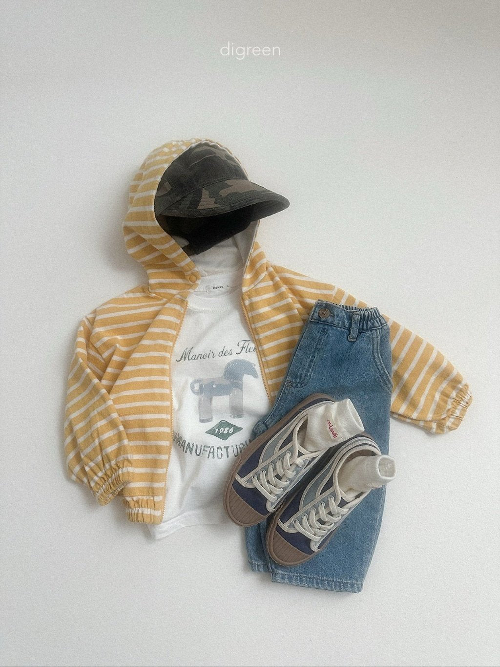 ［digreen］Maiden tee (kids & mom)