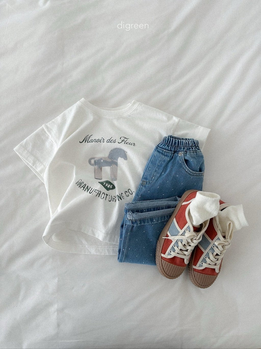 ［digreen］Maiden tee (kids & mom)
