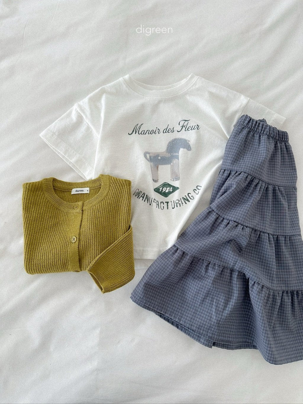 ［digreen］Maiden tee (kids & mom)