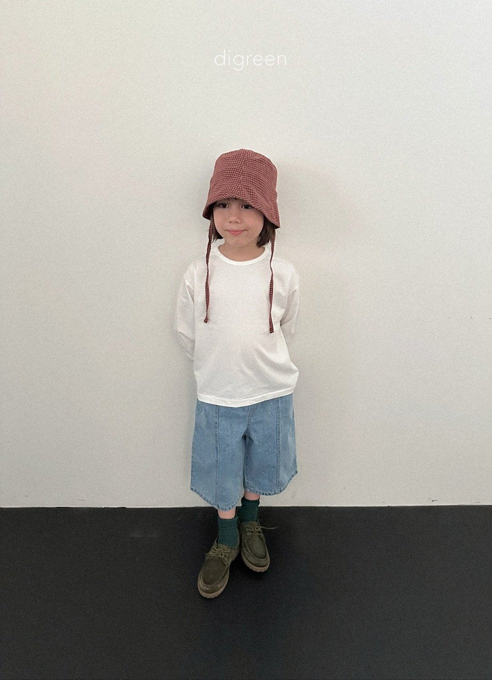 ［digreen］Panel bermuda pants