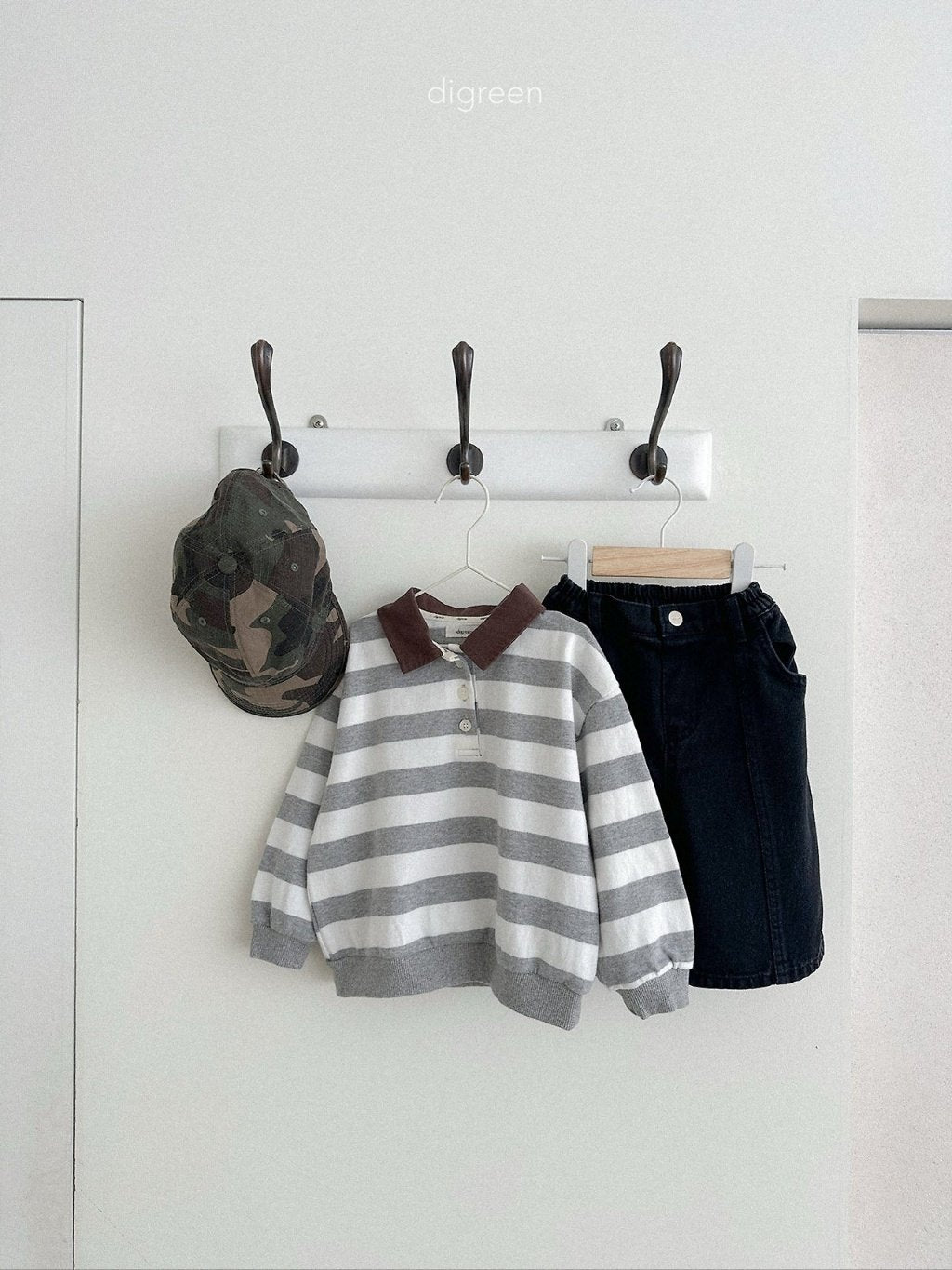 ［digreen］Panel bermuda pants
